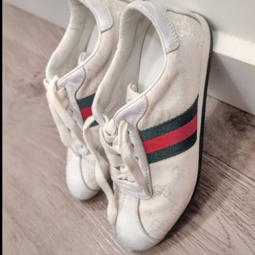 GUCCI Sneakers Girl Sz 13 - Picture 2 of 8